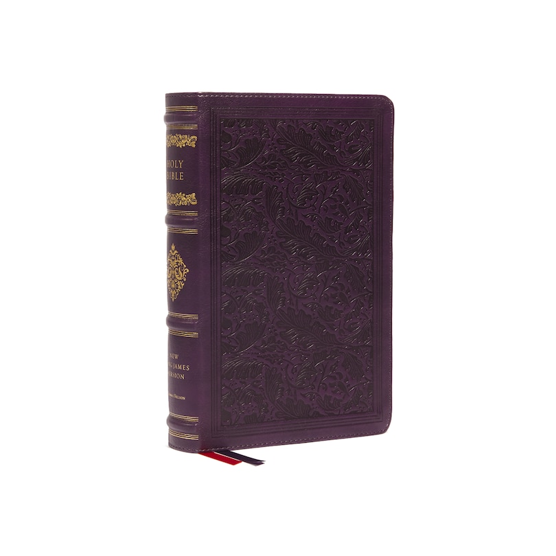 Front cover_Nkjv, Personal Size Reference Bible, Sovereign Collection, Leathersoft, Purple, Red Letter, Comfort Print