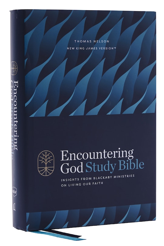 Couverture_Encountering God Study Bible: Insights from Blackaby Ministries on Living Our Faith (NKJV, Hardcover, Red Letter, Comfort Print)