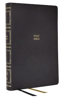 Front cover_KJV Holy Bible: Paragraph-style Large Print Thinline with 43,000 Cross References, Black Leathersoft, Red Letter, Comfort Print: King James Version