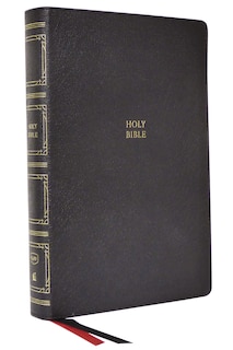 Front cover_KJV Holy Bible: Paragraph-style Large Print Thinline with 43,000 Cross References, Black Genuine Leather, Red Letter, Comfort Print: King James Version