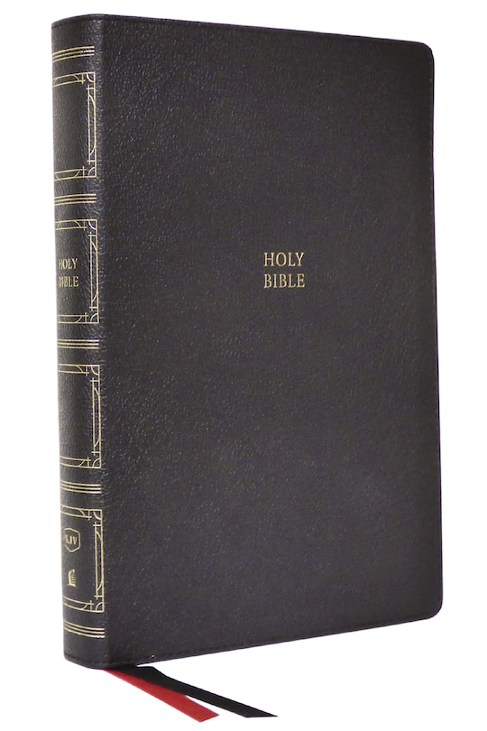 Front cover_KJV Holy Bible: Paragraph-style Large Print Thinline with 43,000 Cross References, Black Genuine Leather, Red Letter, Comfort Print: King James Version