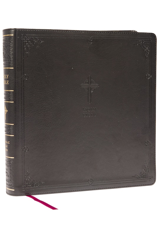 Couverture_Nabre Xl, Catholic Edition, Leathersoft, Black, Comfort Print