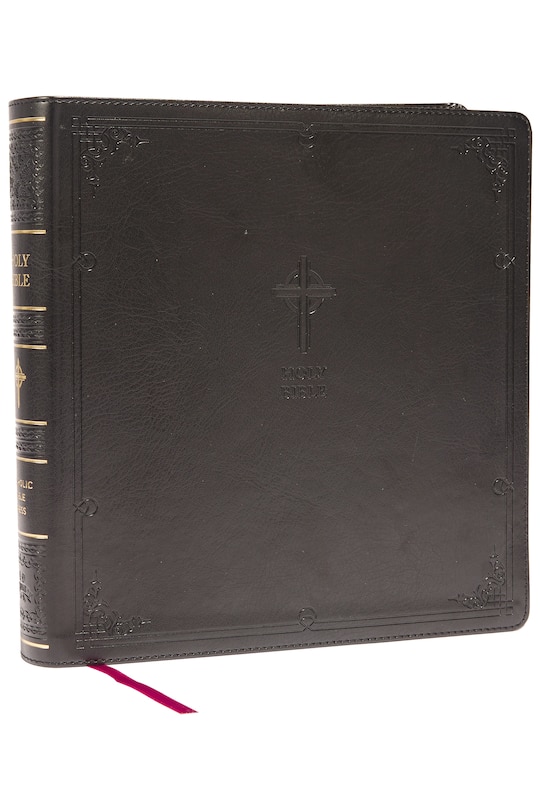 Nabre Xl, Catholic Edition, Leathersoft, Black, Comfort Print: Holy Bible