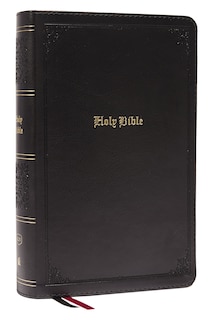 Front cover_KJV Holy Bible: Large Print Single-Column with 43,000 End-of-Verse Cross References, Black Leathersoft, Personal Size, Red Letter, Comfort Print: King James Version