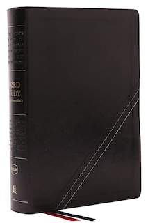 Couverture_Nkjv, Word Study Reference Bible, Leathersoft, Black, Red Letter, Comfort Print