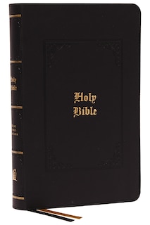 Front cover_KJV, Personal Size Large Print Reference Bible, Vintage Series, Black Leathersoft, Red Letter, Comfort Print