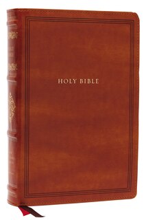 Front cover_Nkjv, Wide-margin Reference Bible, Sovereign Collection, Leathersoft, Brown, Red Letter, Comfort Print