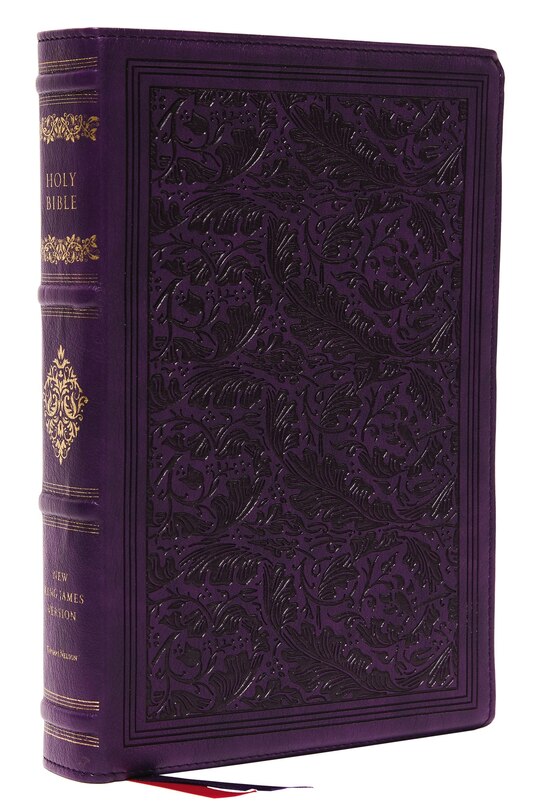 Front cover_Nkjv, Wide-margin Reference Bible, Sovereign Collection, Leathersoft, Purple, Red Letter, Comfort Print
