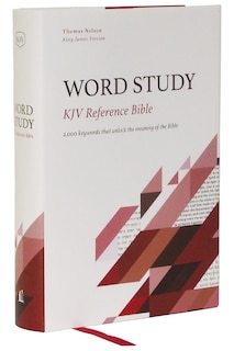 Front cover_Kjv, Word Study Reference Bible, Hardcover, Red Letter, Comfort Print