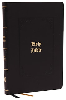 Front cover_KJV Holy Bible: Large Print with 53,000 Center-Column Cross References, Black Leathersoft, Red Letter, Comfort Print: King James Version