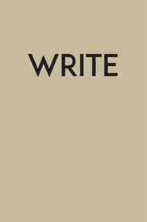 Write - Medium Kraft by Editors Of Chartwell Books