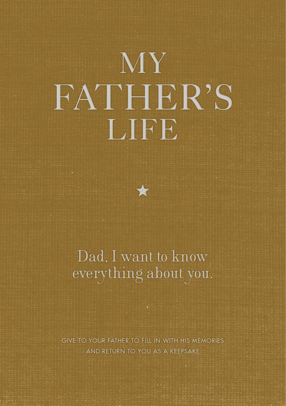 Couverture_My Father's Life Journal