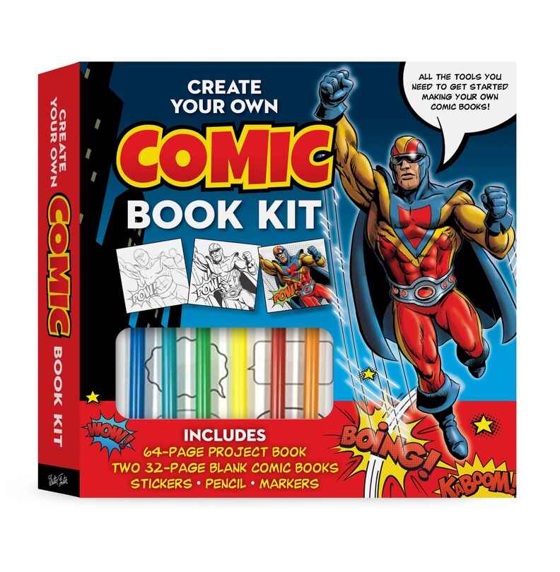 Front cover_CREATE YOUR OWN COMIC BK KIT