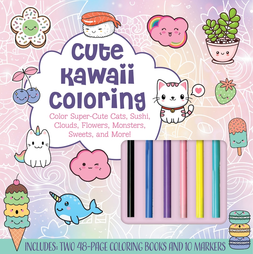 Couverture_CUTE KAWAII COLORING KIT