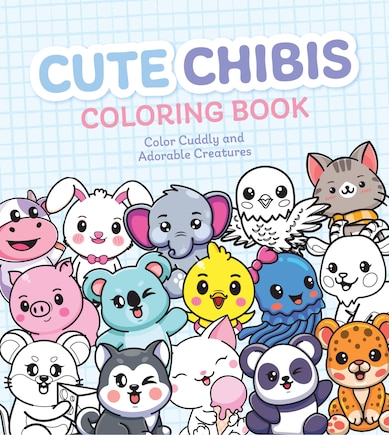 CUTE CHIBIS COLOURING BK