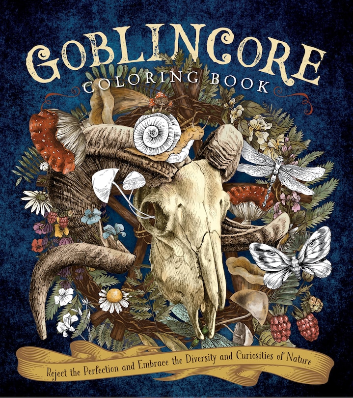 Front cover_Goblincore Coloring Book