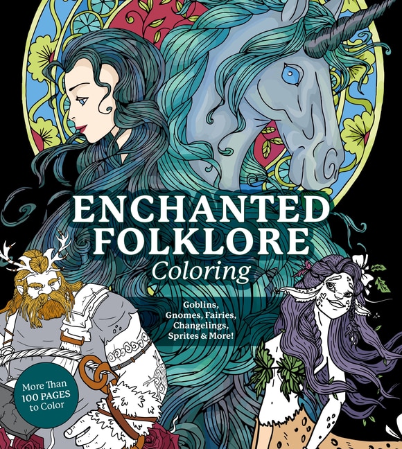 Front cover_Enchanted Folklore Coloring