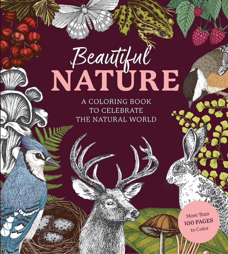 Front cover_Beautiful Nature Coloring Book