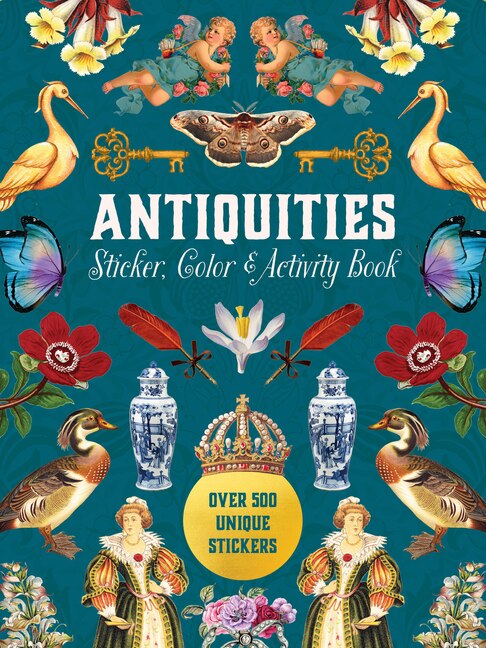 Front cover_Antiquities Sticker, Color & Activity Book