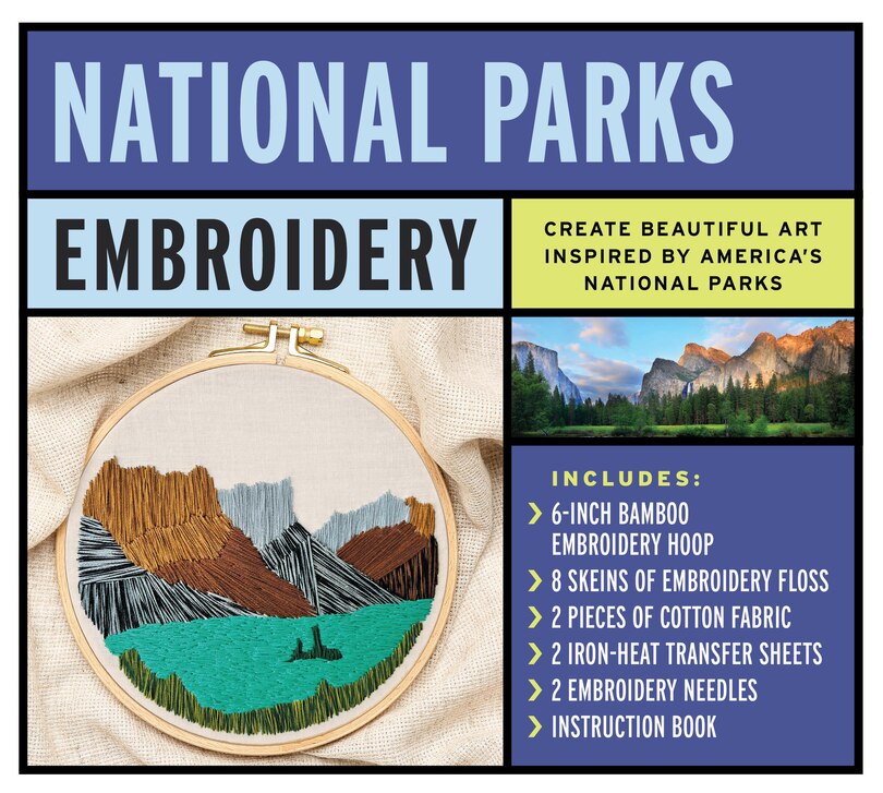 Front cover_National Parks Embroidery kit