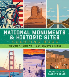 Front cover_National Monuments & Historic Sites Coloring Book