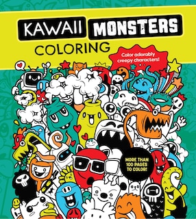 Front cover_Kawaii Monsters Coloring Book