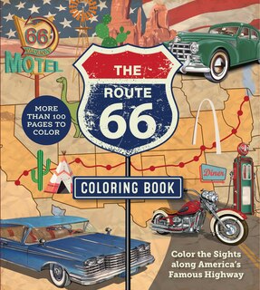 Front cover_The Route 66 Coloring Book