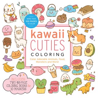 Front cover_Kawaii Cuties Coloring Kit