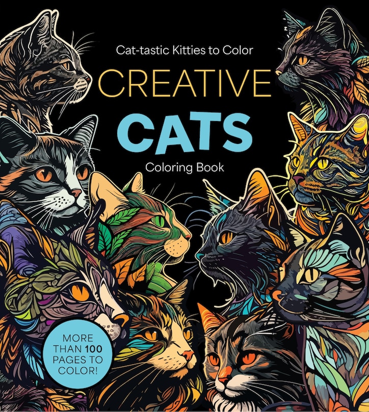 Front cover_Creative Cats Coloring Book