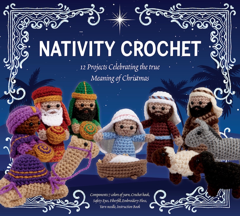 Front cover_Nativity Crochet Kit
