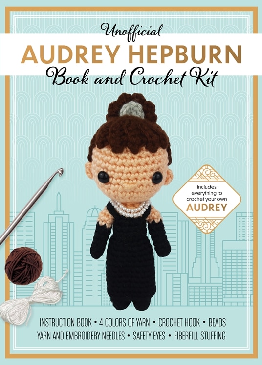 Front cover_UNOFFICIAL AUDREY HEPBURN CROCHET KIT