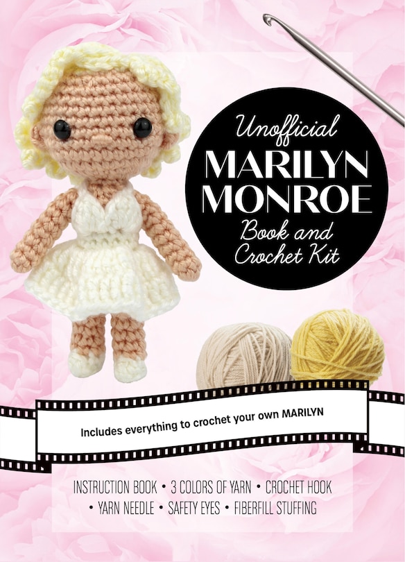 Front cover_Unofficial Marilyn Monroe Book and Crochet Kit