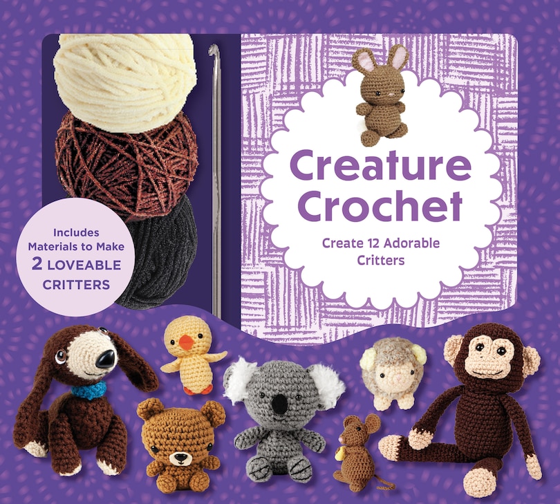 Front cover_Creature Crochet Kit