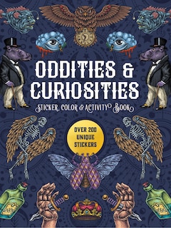 Front cover_Oddities & Curiosities Sticker, Color & Activity Book