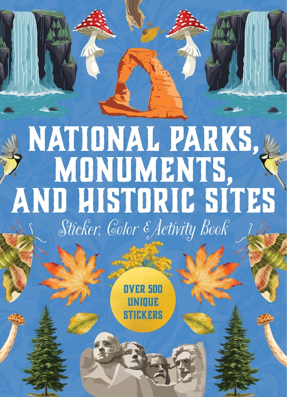 Front cover_National Parks, Monuments, and Historic Sites Sticker, Color & Activity Book