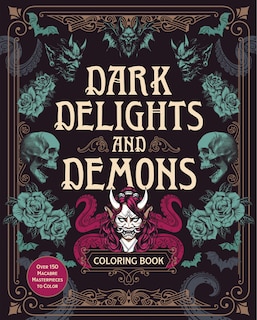 Couverture_Dark Delights and Demons Coloring Book