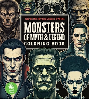 Front cover_Monsters of Myth and Legend Coloring Book