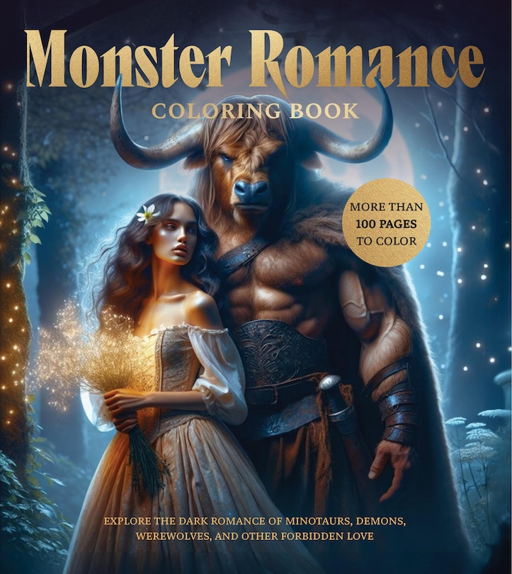 Front cover_Monster Romance Coloring Book