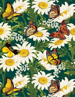Front cover_Butterflies and Daisies Journal