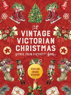 Front cover_A Vintage Victorian Christmas Sticker, Color & Activity Book