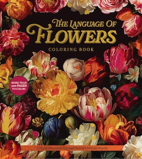 Front cover_The Language of Flowers Coloring Book