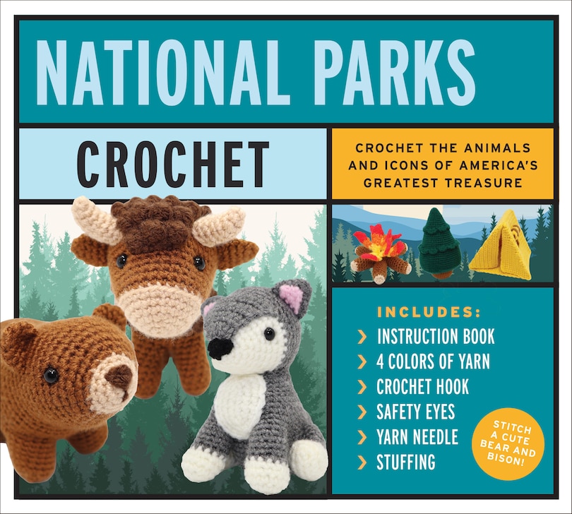 Front cover_National Parks Crochet Kit