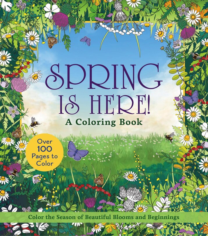 Couverture_Spring is Here! Coloring Book
