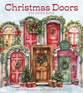Front cover_Christmas Doors Coloring Book