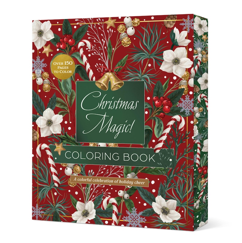 Front cover_Christmas Magic Coloring Book