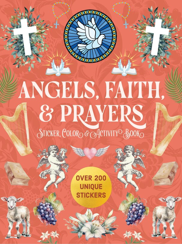 Front cover_Angels, Faith & Prayers Sticker, Color & Activity Book