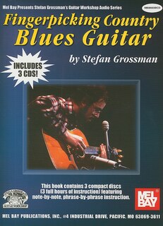Front cover_Fingerpicking Country Blues Guitar Book/3-cd Set