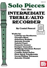 Solo Pieces For The Intermediate Treble/alto Recorder Book
