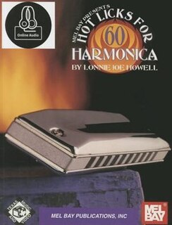 Front cover_60 Hot Licks For Harmonica (book + Online Audio)
