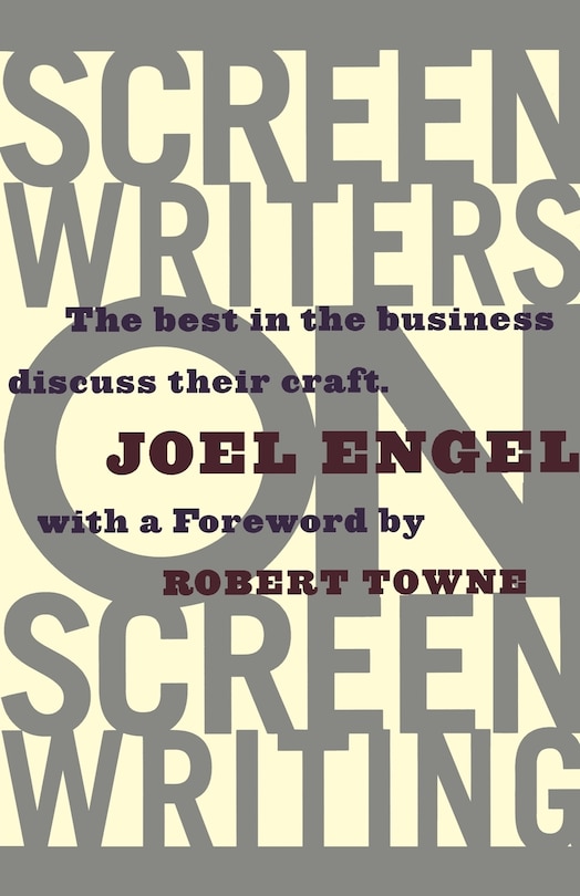 Front cover_Screenwriters On Screen-writing